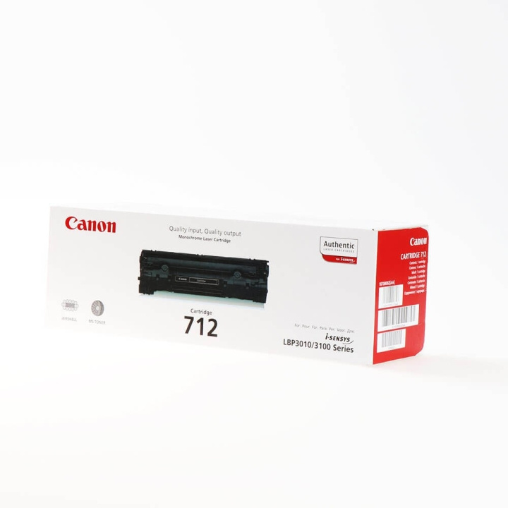 Canon Toner 1870B002 712 Musta ryhmässä TIETOKOONET & TARVIKKEET / Tulostimet & Tarvikkeet / Musteet ja väriaineet / Toner / Canon @ TP E-commerce Nordic AB (C26490)