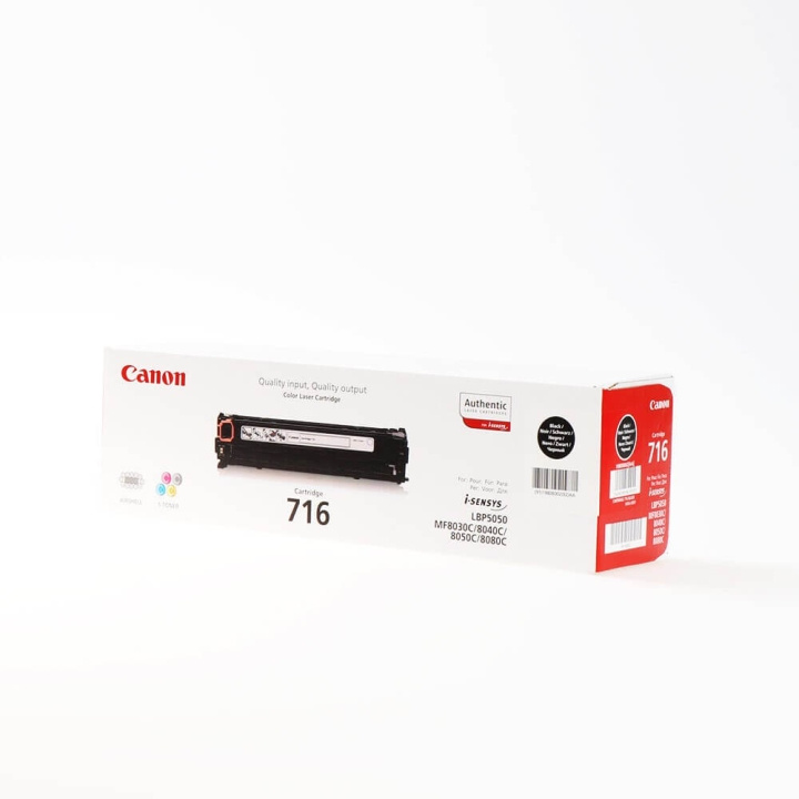 Canon Toner 1980B002 716 Musta ryhmässä TIETOKOONET & TARVIKKEET / Tulostimet & Tarvikkeet / Musteet ja väriaineet / Toner / Canon @ TP E-commerce Nordic AB (C26494)