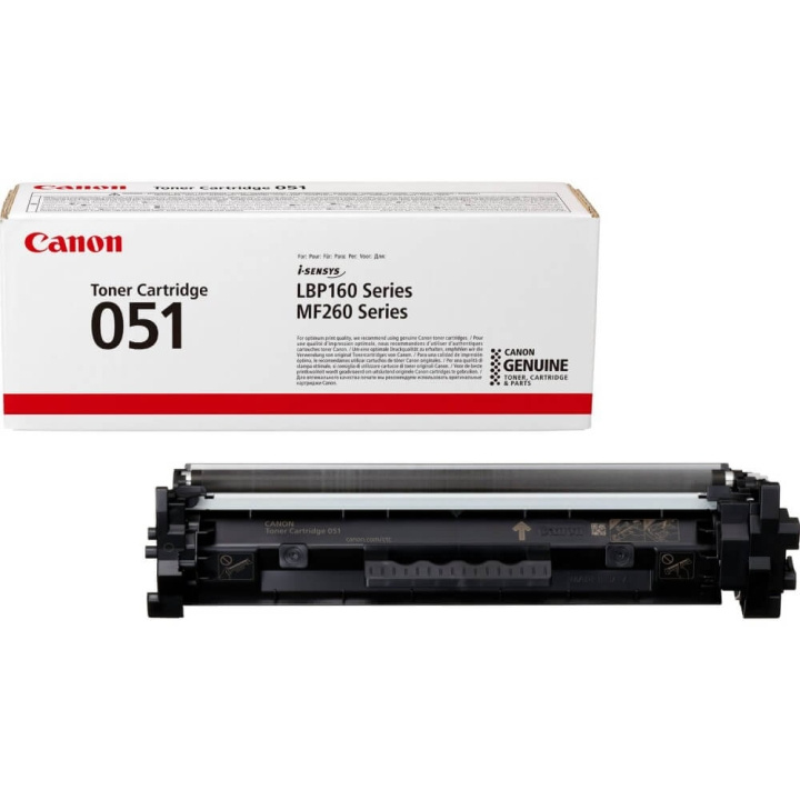 Canon Toner 2168C002 051 Musta ryhmässä TIETOKOONET & TARVIKKEET / Tulostimet & Tarvikkeet / Musteet ja väriaineet / Toner / Canon @ TP E-commerce Nordic AB (C26496)