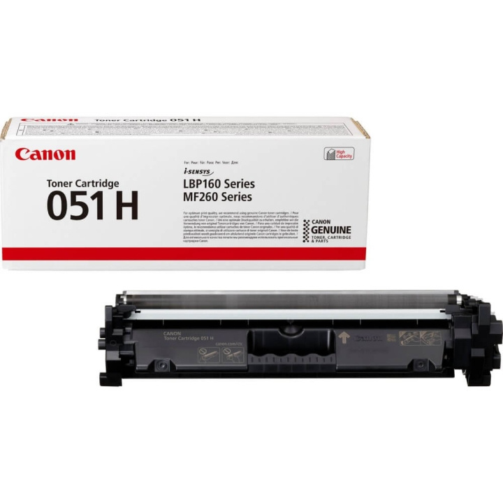 Canon Toner 2169C002 051H Musta ryhmässä TIETOKOONET & TARVIKKEET / Tulostimet & Tarvikkeet / Musteet ja väriaineet / Toner / Canon @ TP E-commerce Nordic AB (C26497)