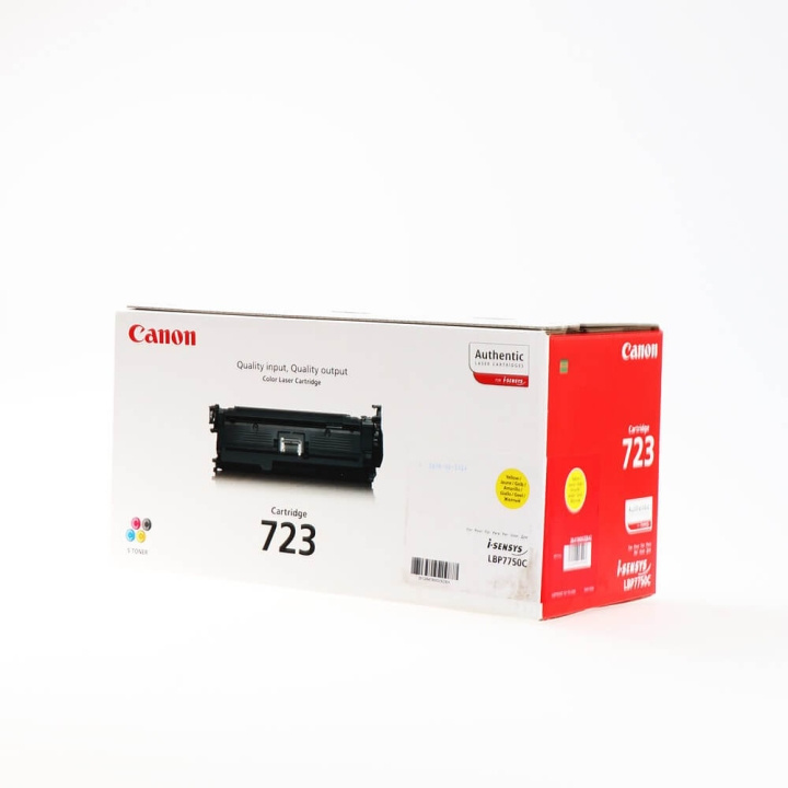 Canon Toner 2641B002 723 Keltainen ryhmässä TIETOKOONET & TARVIKKEET / Tulostimet & Tarvikkeet / Musteet ja väriaineet / Toner / Canon @ TP E-commerce Nordic AB (C26501)