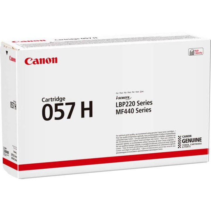 Canon Toner 3010C002 057H Musta ryhmässä TIETOKOONET & TARVIKKEET / Tulostimet & Tarvikkeet / Musteet ja väriaineet / Toner / Canon @ TP E-commerce Nordic AB (C26521)