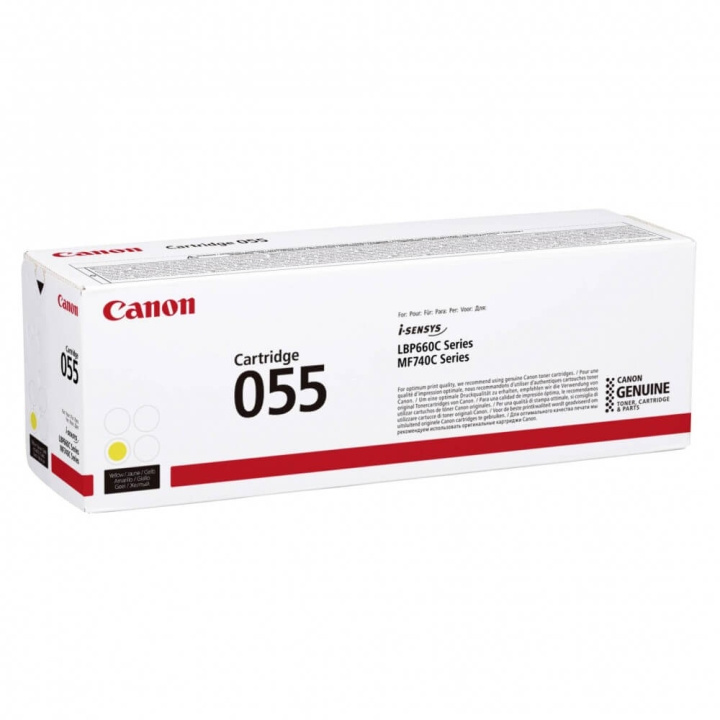Canon Toner 3013C002 055 Keltainen ryhmässä TIETOKOONET & TARVIKKEET / Tulostimet & Tarvikkeet / Musteet ja väriaineet / Toner / Canon @ TP E-commerce Nordic AB (C26522)