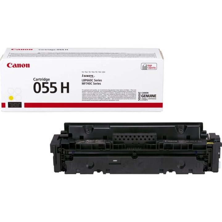 Canon Toner 3017C002 055H Keltainen ryhmässä TIETOKOONET & TARVIKKEET / Tulostimet & Tarvikkeet / Musteet ja väriaineet / Toner / Canon @ TP E-commerce Nordic AB (C26526)