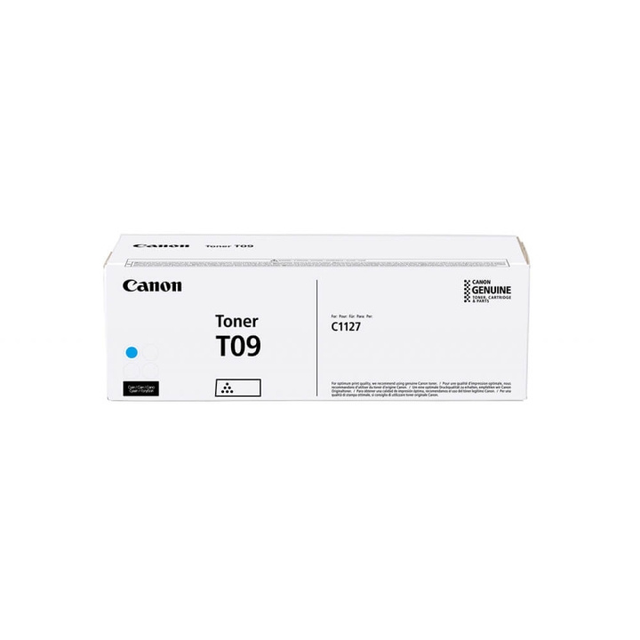 Canon Toner 3019C006 T09 Cyan ryhmässä TIETOKOONET & TARVIKKEET / Tulostimet & Tarvikkeet / Musteet ja väriaineet / Toner / Canon @ TP E-commerce Nordic AB (C26531)