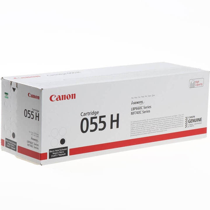 Canon Toner 3020C002 055H Musta ryhmässä TIETOKOONET & TARVIKKEET / Tulostimet & Tarvikkeet / Musteet ja väriaineet / Toner / Canon @ TP E-commerce Nordic AB (C26532)