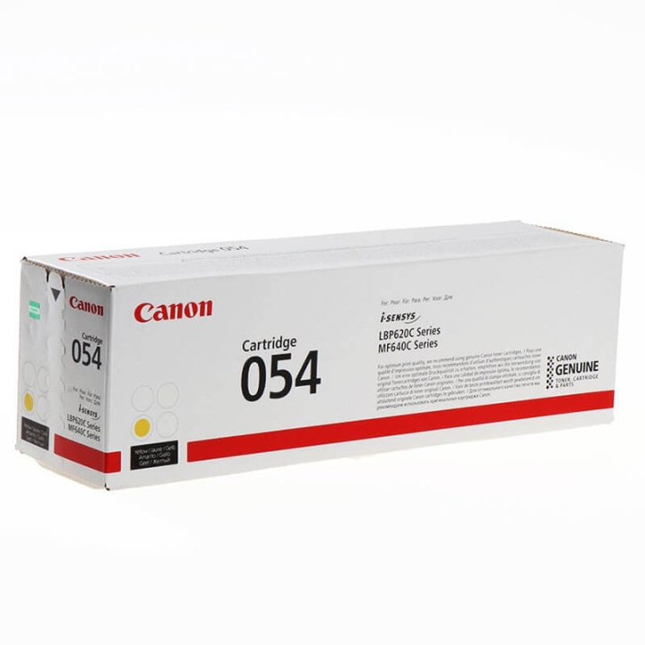 Canon Toner 3021C002 054 Keltainen ryhmässä TIETOKOONET & TARVIKKEET / Tulostimet & Tarvikkeet / Musteet ja väriaineet / Toner / Canon @ TP E-commerce Nordic AB (C26534)