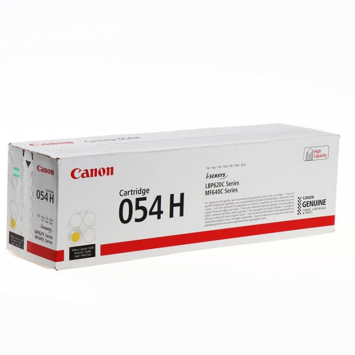 Canon Toner 3025C002 054H Keltainen ryhmässä TIETOKOONET & TARVIKKEET / Tulostimet & Tarvikkeet / Musteet ja väriaineet / Toner / Canon @ TP E-commerce Nordic AB (C26538)