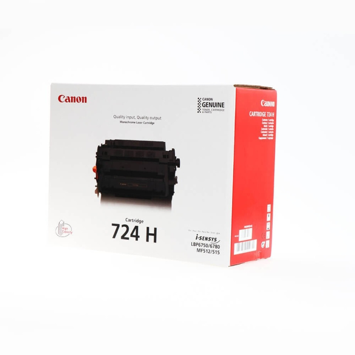 Canon Toner 3482B002 724H Musta ryhmässä TIETOKOONET & TARVIKKEET / Tulostimet & Tarvikkeet / Musteet ja väriaineet / Toner / Canon @ TP E-commerce Nordic AB (C26545)