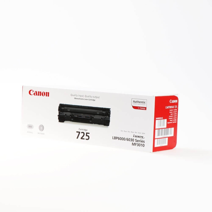 Canon Toner 3484B002 725 Musta ryhmässä TIETOKOONET & TARVIKKEET / Tulostimet & Tarvikkeet / Musteet ja väriaineet / Toner / Canon @ TP E-commerce Nordic AB (C26547)