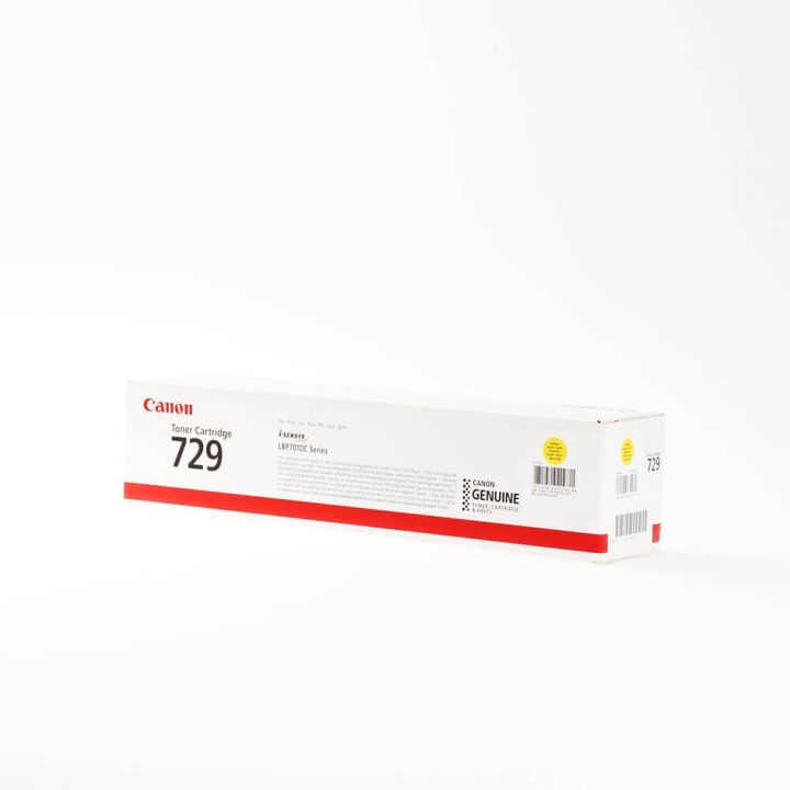 Canon Toner 4367B002 729 Keltainen ryhmässä TIETOKOONET & TARVIKKEET / Tulostimet & Tarvikkeet / Musteet ja väriaineet / Toner / Canon @ TP E-commerce Nordic AB (C26556)