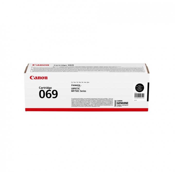 CANON Toner 5094C002 069 Black ryhmässä TIETOKOONET & TARVIKKEET / Tulostimet & Tarvikkeet / Musteet ja väriaineet / Toner / Canon @ TP E-commerce Nordic AB (C26589)