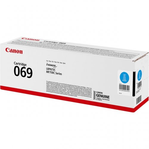 CANON Toner 5093C002 069 Cyan ryhmässä TIETOKOONET & TARVIKKEET / Tulostimet & Tarvikkeet / Musteet ja väriaineet / Toner / Canon @ TP E-commerce Nordic AB (C26590)