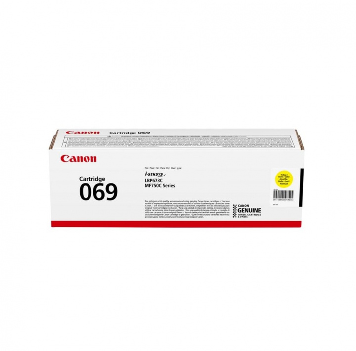 CANON Toner 5091C002 069 Yellow ryhmässä TIETOKOONET & TARVIKKEET / Tulostimet & Tarvikkeet / Musteet ja väriaineet / Toner / Canon @ TP E-commerce Nordic AB (C26592)