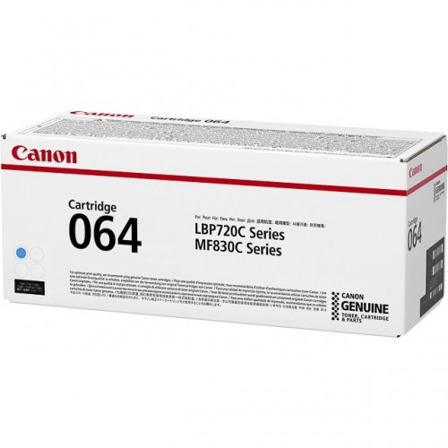 Canon Toner 4935C001 064 Cyan ryhmässä TIETOKOONET & TARVIKKEET / Tulostimet & Tarvikkeet / Musteet ja väriaineet / Toner / Canon @ TP E-commerce Nordic AB (C26599)