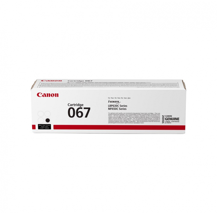 CANON Toner 5102C002 067 Black ryhmässä TIETOKOONET & TARVIKKEET / Tulostimet & Tarvikkeet / Musteet ja väriaineet / Toner / Canon @ TP E-commerce Nordic AB (C26606)