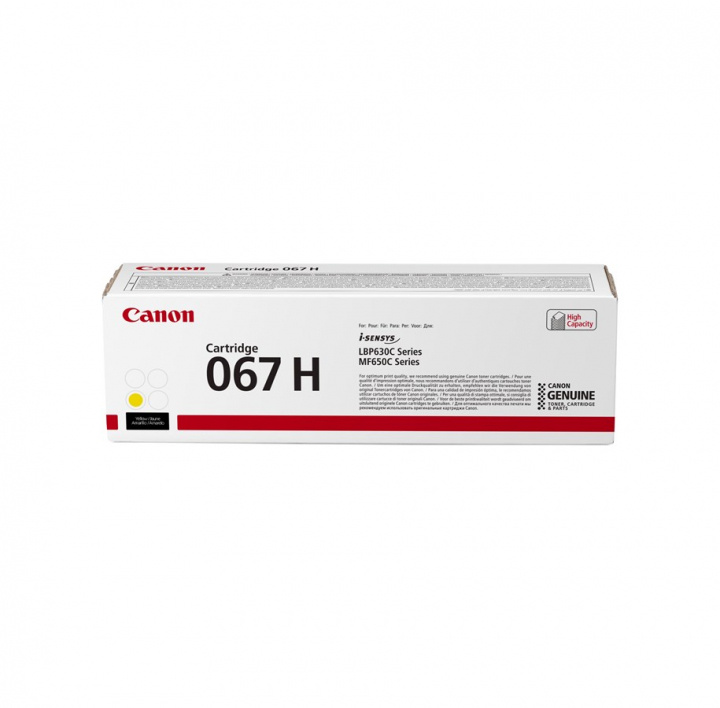 CANON Toner 5103C002 067H Yellow ryhmässä TIETOKOONET & TARVIKKEET / Tulostimet & Tarvikkeet / Musteet ja väriaineet / Toner / Canon @ TP E-commerce Nordic AB (C26613)