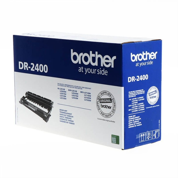 Brother Rumpu DR2400 DR-2400 Musta ryhmässä TIETOKOONET & TARVIKKEET / Tulostimet & Tarvikkeet / Musteet ja väriaineet / Rummut / Brother @ TP E-commerce Nordic AB (C26622)