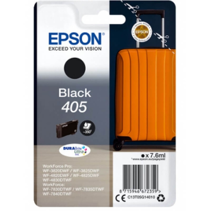 EPSON Musteet C13T05G14010 405 Musta Suitcase ryhmässä TIETOKOONET & TARVIKKEET / Tulostimet & Tarvikkeet / Musteet ja väriaineet / Mustepatruunat / Epson @ TP E-commerce Nordic AB (C26709)