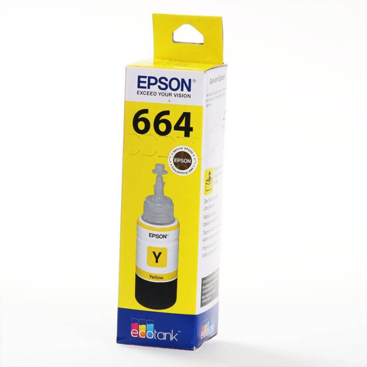 EPSON Musteet C13T664440 664 Keltainen Ecotank ryhmässä TIETOKOONET & TARVIKKEET / Tulostimet & Tarvikkeet / Musteet ja väriaineet / Mustepatruunat / Epson @ TP E-commerce Nordic AB (C26852)