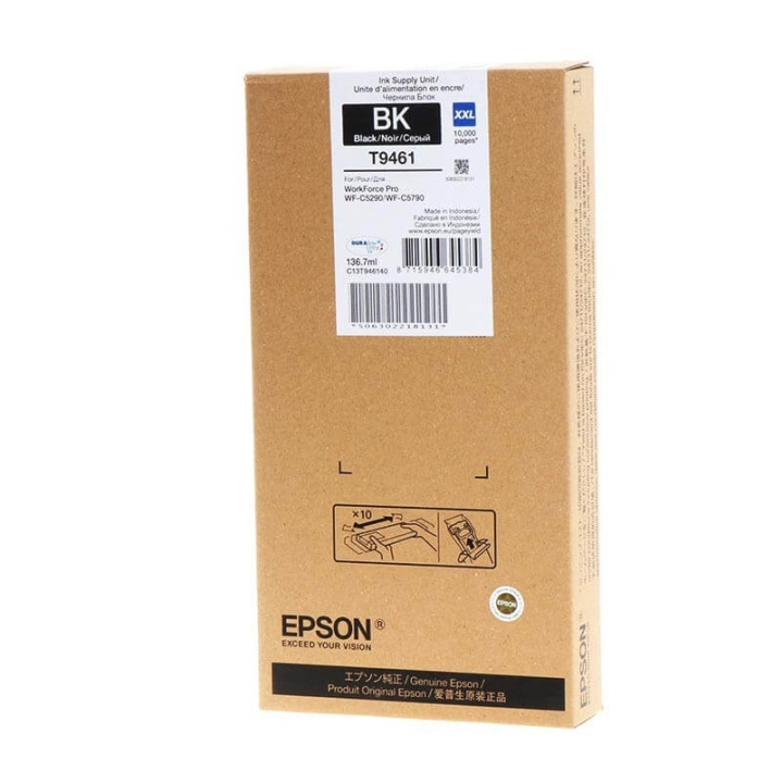 EPSON Musteet C13T946140 T9461 XXL Musta ryhmässä TIETOKOONET & TARVIKKEET / Tulostimet & Tarvikkeet / Musteet ja väriaineet / Mustepatruunat / Epson @ TP E-commerce Nordic AB (C26888)