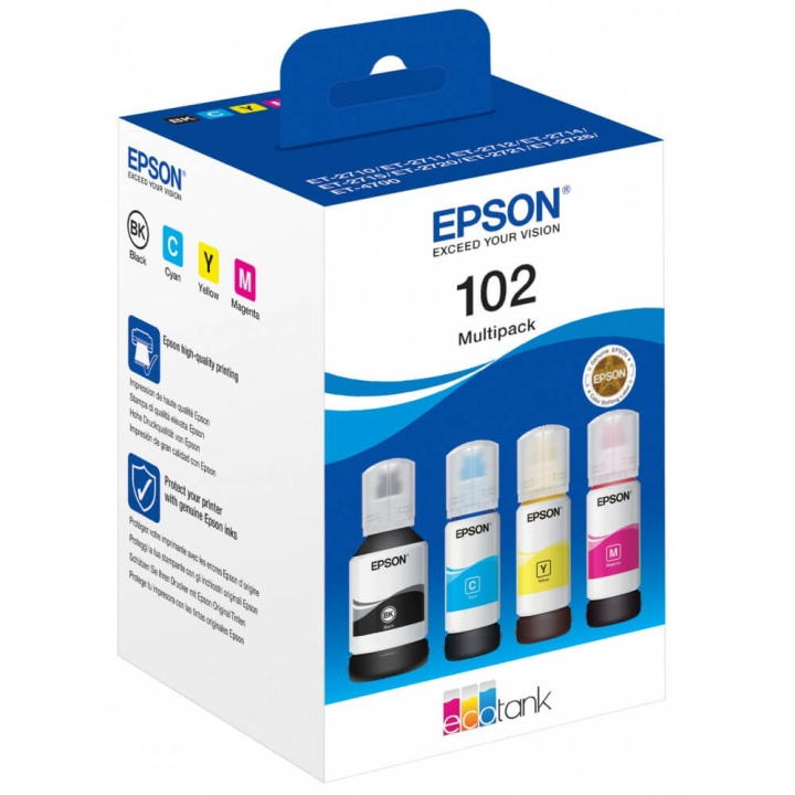 EPSON Ink C13T03R640 102 Multipack ryhmässä TIETOKOONET & TARVIKKEET / Tulostimet & Tarvikkeet / Musteet ja väriaineet / Mustepatruunat / Epson @ TP E-commerce Nordic AB (C26911)