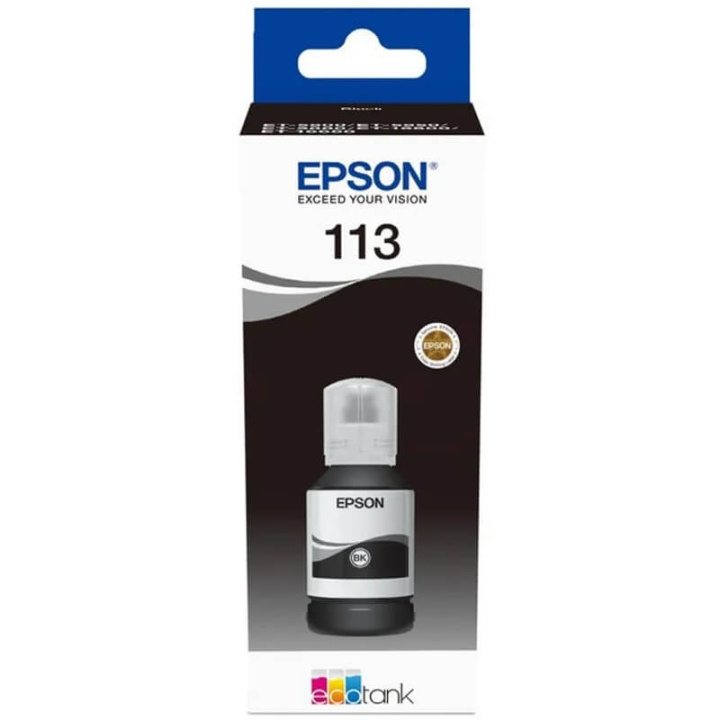 EPSON Ink C13T06B140 113 Black ryhmässä TIETOKOONET & TARVIKKEET / Tulostimet & Tarvikkeet / Musteet ja väriaineet / Mustepatruunat / Epson @ TP E-commerce Nordic AB (C26912)