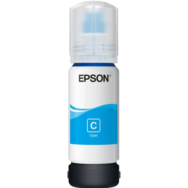 EPSON Ink C13T00R240 106 Cyan Ecotank ryhmässä TIETOKOONET & TARVIKKEET / Tulostimet & Tarvikkeet / Musteet ja väriaineet / Mustepatruunat / Epson @ TP E-commerce Nordic AB (C26960)