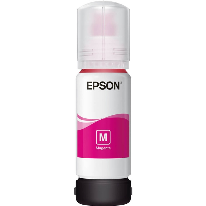 EPSON Ink C13T00R340 106 Magenta Ecotank ryhmässä TIETOKOONET & TARVIKKEET / Tulostimet & Tarvikkeet / Musteet ja väriaineet / Mustepatruunat / Epson @ TP E-commerce Nordic AB (C26961)