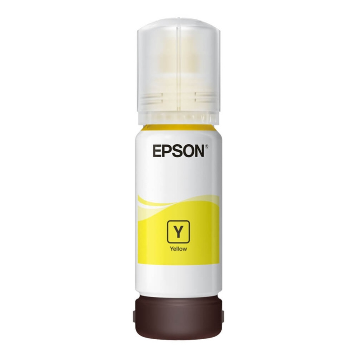 EPSON Ink C13T00R440 106 Yellow Ecotank ryhmässä TIETOKOONET & TARVIKKEET / Tulostimet & Tarvikkeet / Musteet ja väriaineet / Mustepatruunat / Epson @ TP E-commerce Nordic AB (C26962)