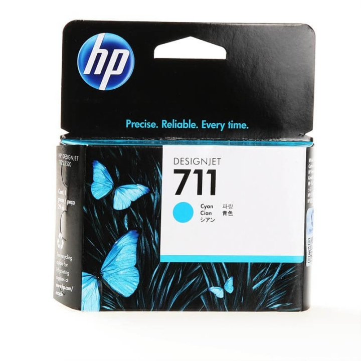 HP Musteet CZ130A 711 Cyan 29ml ryhmässä TIETOKOONET & TARVIKKEET / Tulostimet & Tarvikkeet / Musteet ja väriaineet / Toner / HP @ TP E-commerce Nordic AB (C26969)