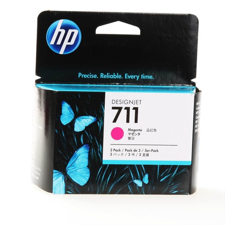 HP Musteet CZ135A 711 Magenta 3-pack ryhmässä TIETOKOONET & TARVIKKEET / Tulostimet & Tarvikkeet / Musteet ja väriaineet / Toner / HP @ TP E-commerce Nordic AB (C26974)