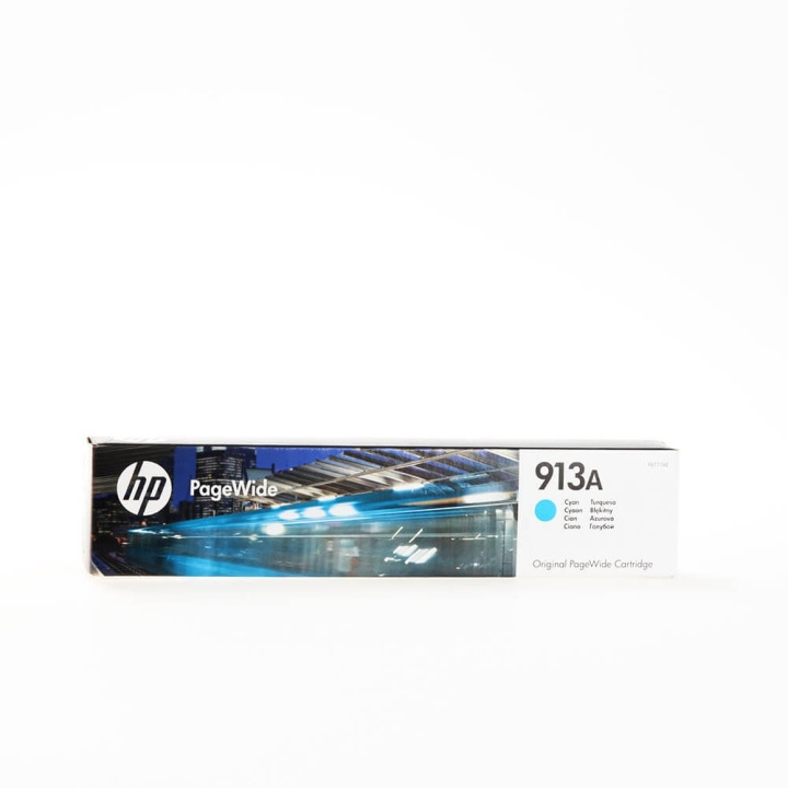 HP Musteet F6T77AE 913A Cyan ryhmässä TIETOKOONET & TARVIKKEET / Tulostimet & Tarvikkeet / Musteet ja väriaineet / Toner / HP @ TP E-commerce Nordic AB (C26977)