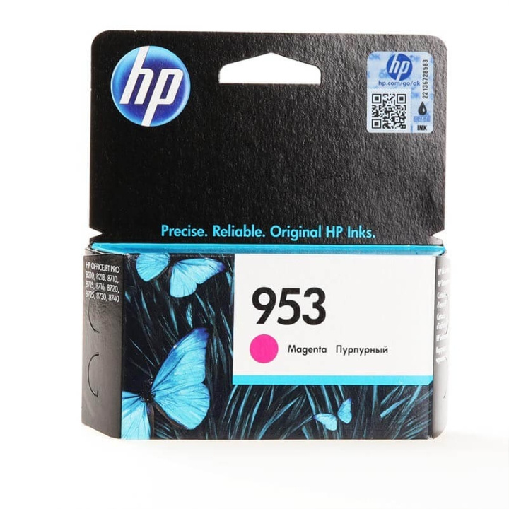 HP Musteet F6U13AE 953 Magenta ryhmässä TIETOKOONET & TARVIKKEET / Tulostimet & Tarvikkeet / Musteet ja väriaineet / Toner / HP @ TP E-commerce Nordic AB (C26984)