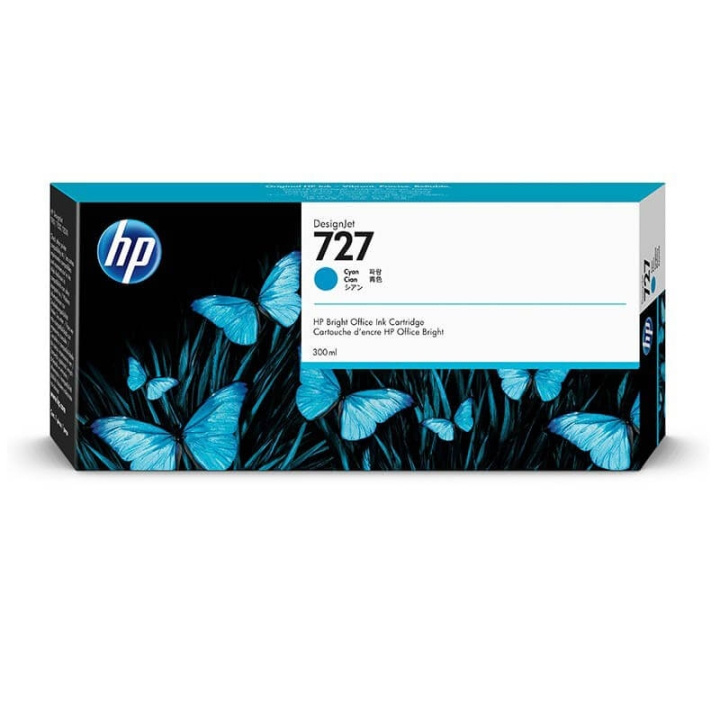 HP Musteet F9J76A 727 Cyan 300ml ryhmässä TIETOKOONET & TARVIKKEET / Tulostimet & Tarvikkeet / Musteet ja väriaineet / Toner / HP @ TP E-commerce Nordic AB (C26999)