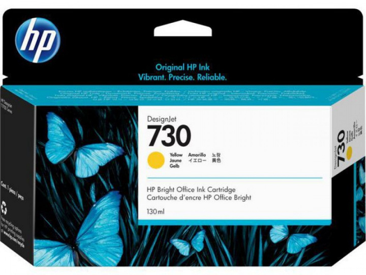 HP Ink P2V64A 730 Yellow 130ml ryhmässä TIETOKOONET & TARVIKKEET / Tulostimet & Tarvikkeet / Musteet ja väriaineet / Toner / HP @ TP E-commerce Nordic AB (C27026)