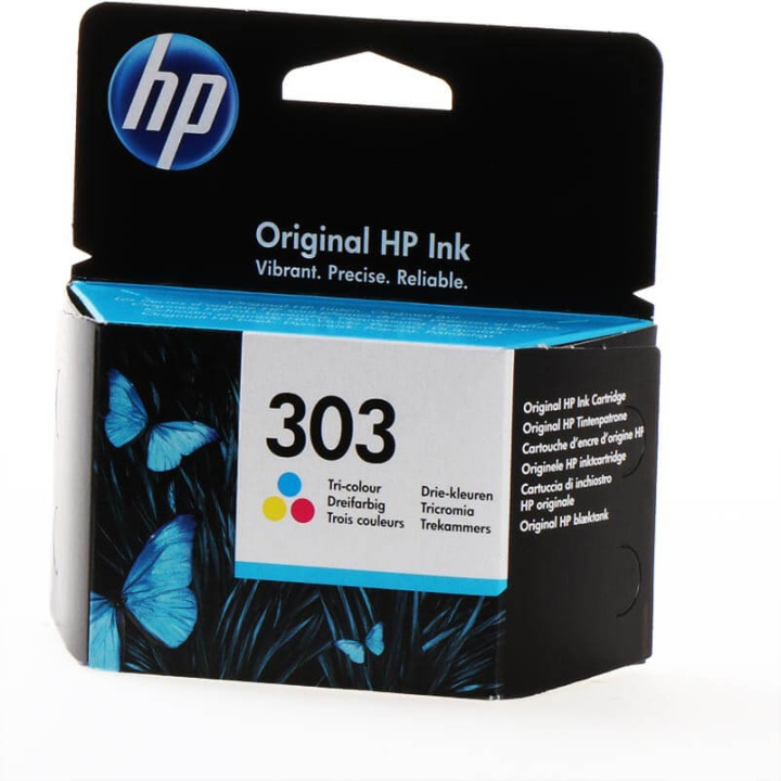 HP Musteet T6N01AE 303 Tri-colour ryhmässä TIETOKOONET & TARVIKKEET / Tulostimet & Tarvikkeet / Musteet ja väriaineet / Toner / HP @ TP E-commerce Nordic AB (C27051)