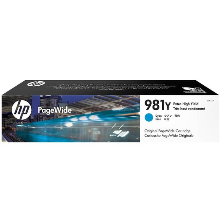 HP Musteet L0R13A 981Y Cyan ryhmässä TIETOKOONET & TARVIKKEET / Tulostimet & Tarvikkeet / Musteet ja väriaineet / Toner / HP @ TP E-commerce Nordic AB (C27063)