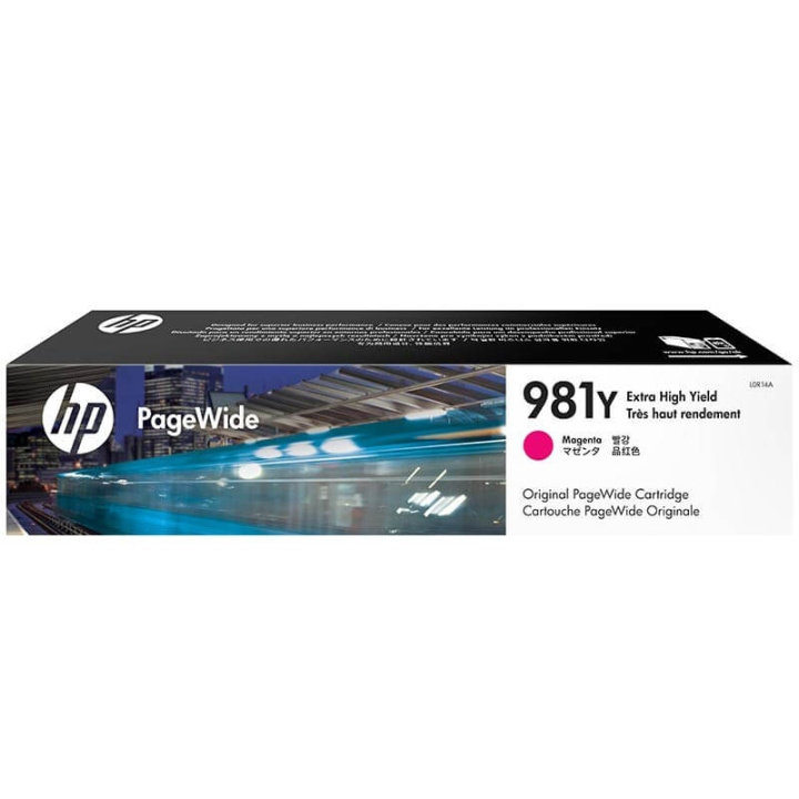 HP Musteet L0R14A 981Y Magenta ryhmässä TIETOKOONET & TARVIKKEET / Tulostimet & Tarvikkeet / Musteet ja väriaineet / Toner / HP @ TP E-commerce Nordic AB (C27064)