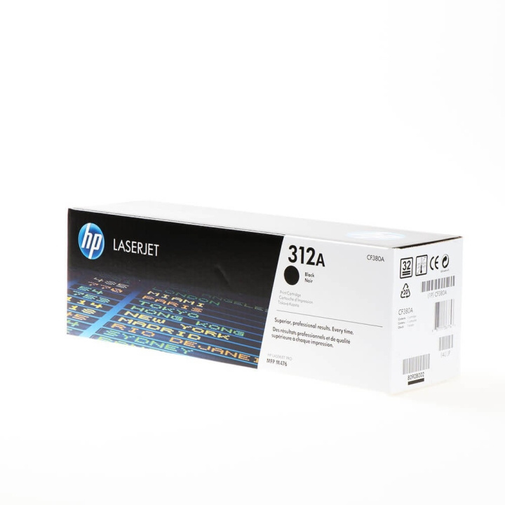 HP Toner CF380A 312A Musta ryhmässä TIETOKOONET & TARVIKKEET / Tulostimet & Tarvikkeet / Musteet ja väriaineet / Toner / HP @ TP E-commerce Nordic AB (C27068)