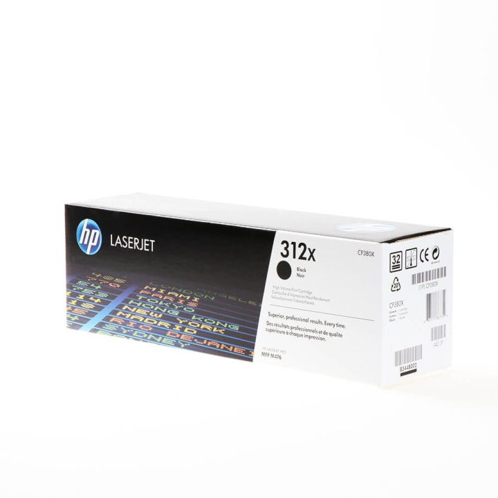 HP Toner CF380X 312X Musta ryhmässä TIETOKOONET & TARVIKKEET / Tulostimet & Tarvikkeet / Musteet ja väriaineet / Toner / HP @ TP E-commerce Nordic AB (C27069)