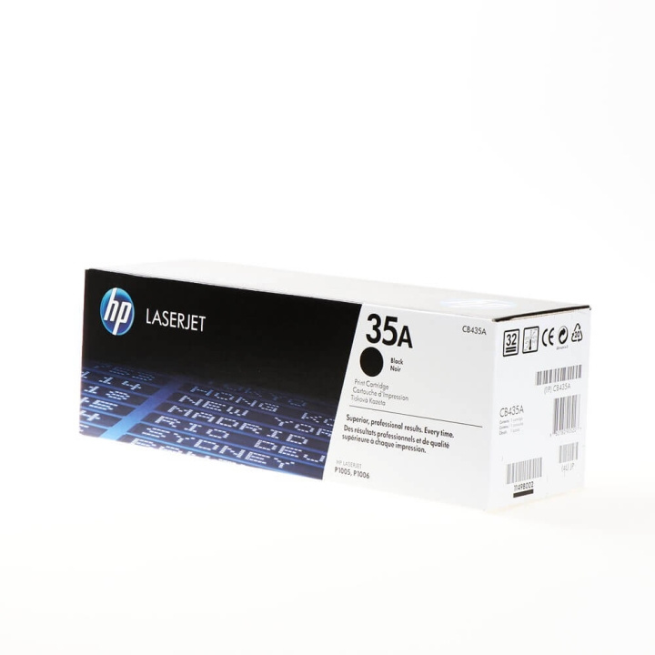 HP Toner CB435A 35A Musta ryhmässä TIETOKOONET & TARVIKKEET / Tulostimet & Tarvikkeet / Musteet ja väriaineet / Toner / HP @ TP E-commerce Nordic AB (C27084)