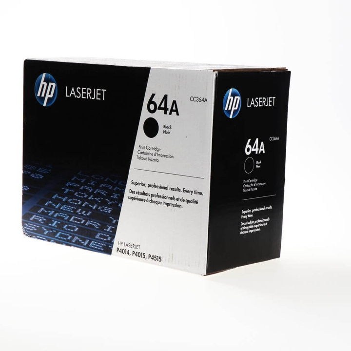 HP Toner CC364A 64A Musta ryhmässä TIETOKOONET & TARVIKKEET / Tulostimet & Tarvikkeet / Musteet ja väriaineet / Toner / HP @ TP E-commerce Nordic AB (C27093)