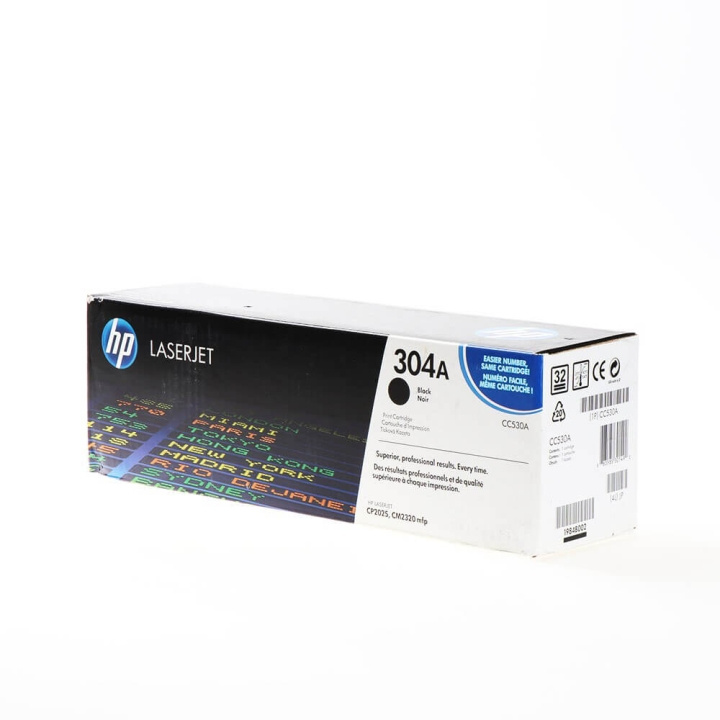 HP Toner CC530A 304A Musta ryhmässä TIETOKOONET & TARVIKKEET / Tulostimet & Tarvikkeet / Musteet ja väriaineet / Toner / HP @ TP E-commerce Nordic AB (C27094)