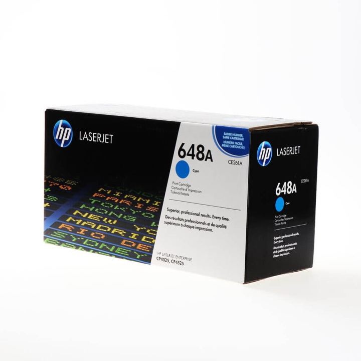 HP Toner CE261A 648A Cyan ryhmässä TIETOKOONET & TARVIKKEET / Tulostimet & Tarvikkeet / Musteet ja väriaineet / Toner / HP @ TP E-commerce Nordic AB (C27111)