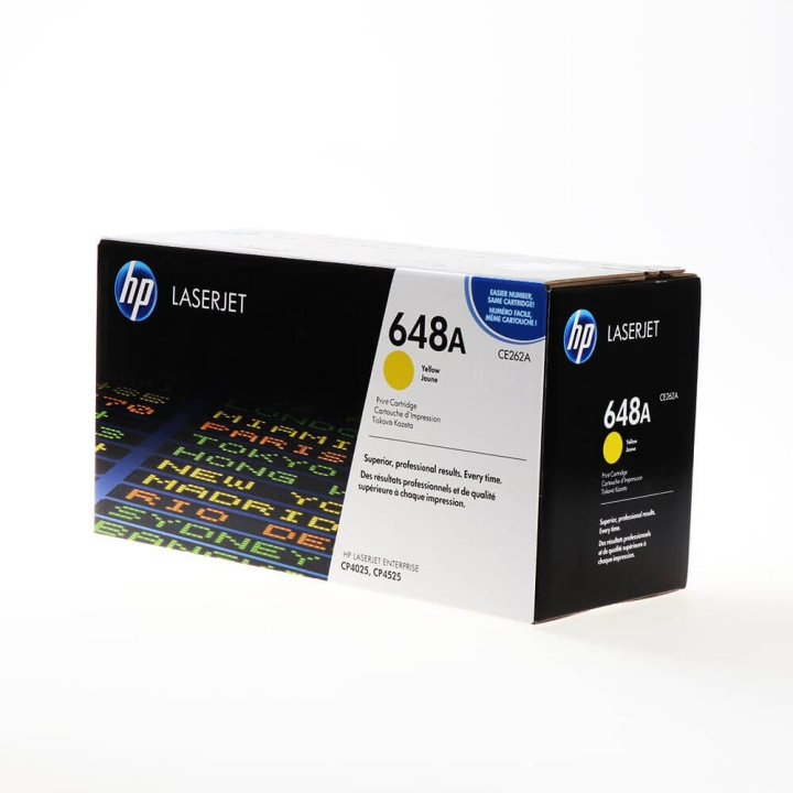 HP Toner CE262A 648A Keltainen ryhmässä TIETOKOONET & TARVIKKEET / Tulostimet & Tarvikkeet / Musteet ja väriaineet / Toner / HP @ TP E-commerce Nordic AB (C27112)