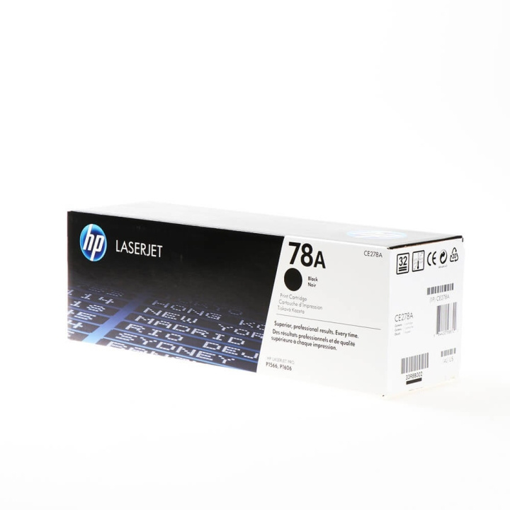 HP Toner CE278A 78A Musta ryhmässä TIETOKOONET & TARVIKKEET / Tulostimet & Tarvikkeet / Musteet ja väriaineet / Toner / HP @ TP E-commerce Nordic AB (C27121)