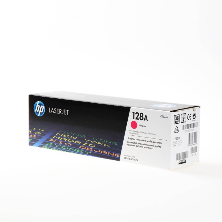 HP Toner CE323A 128A Magenta ryhmässä TIETOKOONET & TARVIKKEET / Tulostimet & Tarvikkeet / Musteet ja väriaineet / Toner / HP @ TP E-commerce Nordic AB (C27134)