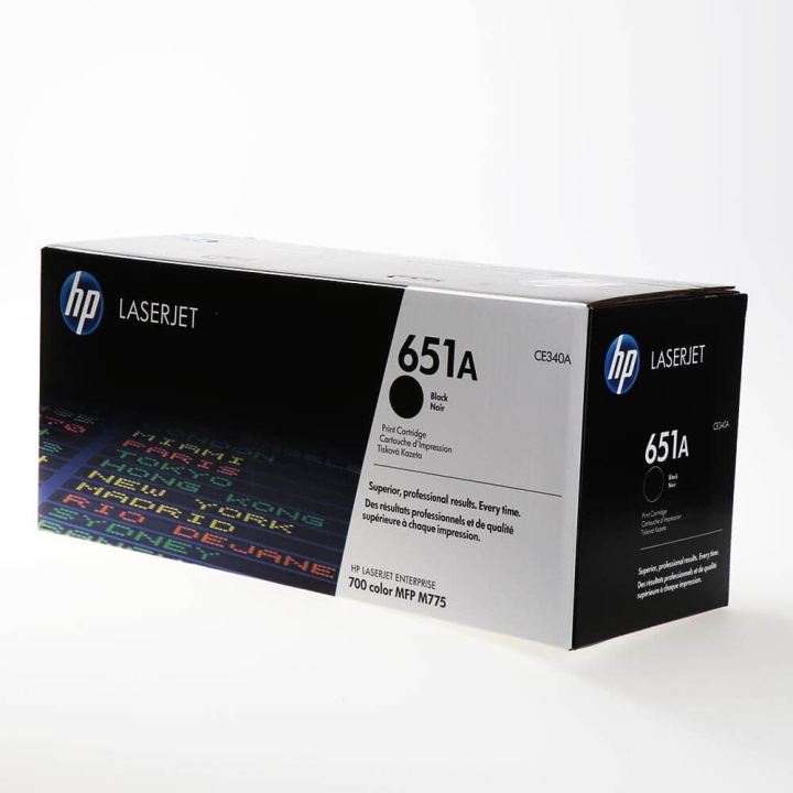 HP Toner CE340A 651A Musta ryhmässä TIETOKOONET & TARVIKKEET / Tulostimet & Tarvikkeet / Musteet ja väriaineet / Toner / HP @ TP E-commerce Nordic AB (C27135)