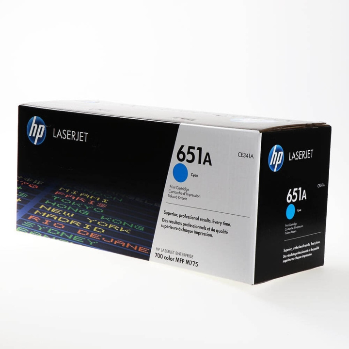 HP Toner CE341A 651A Cyan ryhmässä TIETOKOONET & TARVIKKEET / Tulostimet & Tarvikkeet / Musteet ja väriaineet / Toner / HP @ TP E-commerce Nordic AB (C27136)